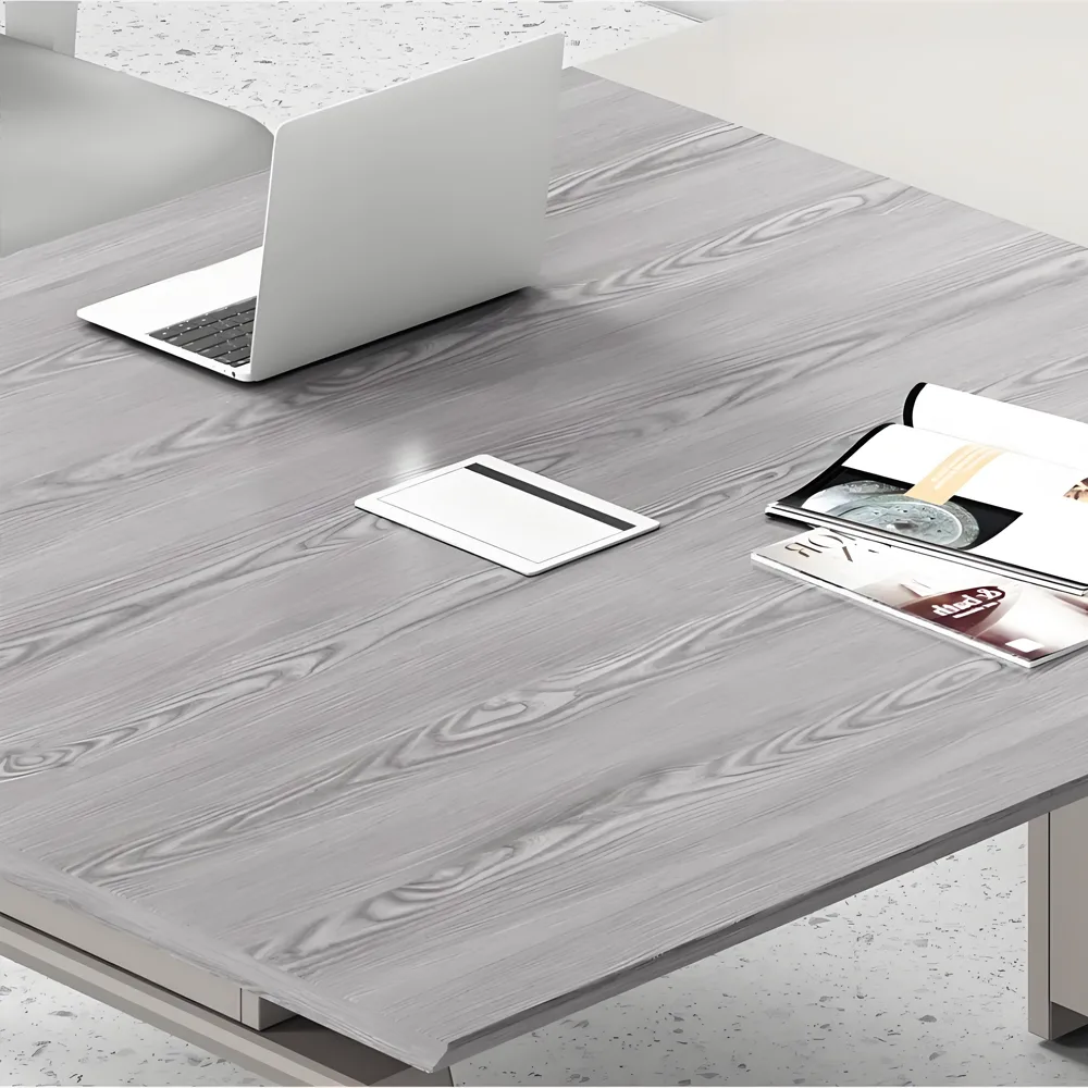 Slanted Edge Lacquered Conference Table - image 6