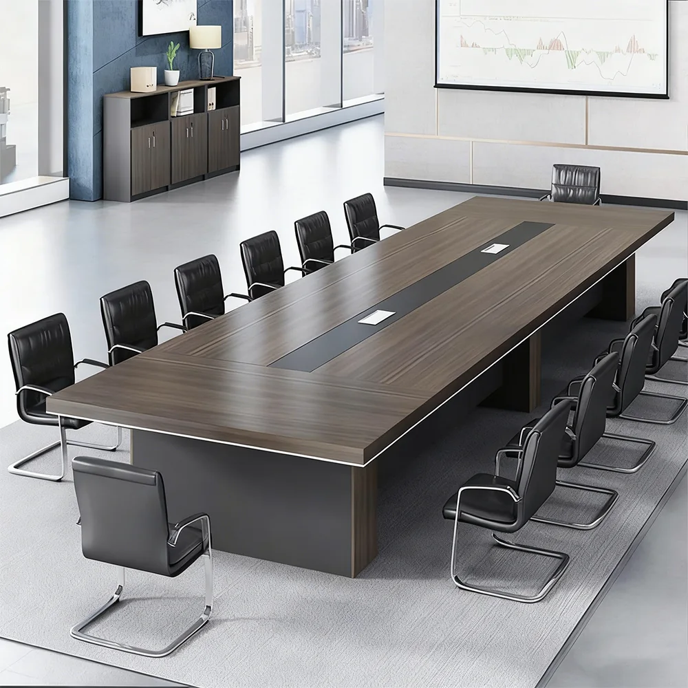 Classic Rectangular Office Desk - Ideal for Meetings - image 2