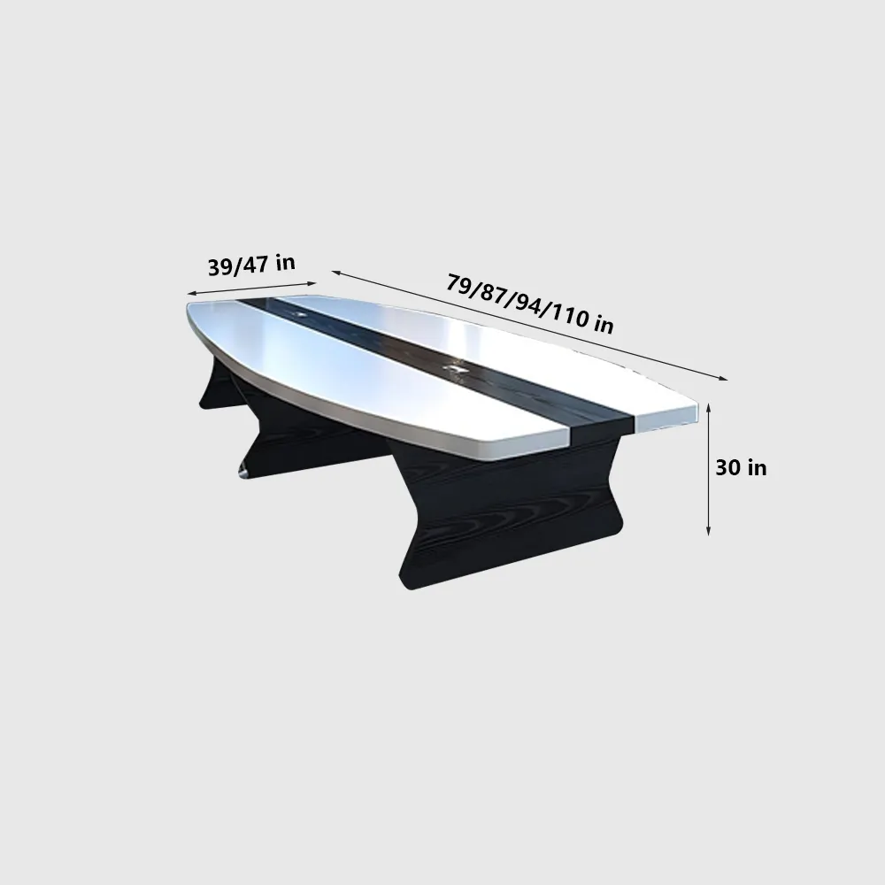 Simple and Stylish Curved Large Conference Table - Maoters - image 6