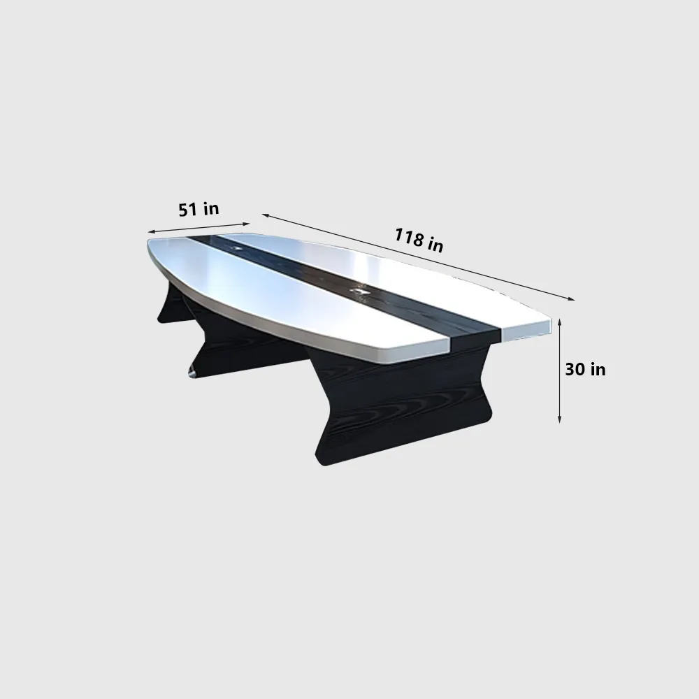 Simple and Stylish Curved Large Conference Table - Maoters - image 7