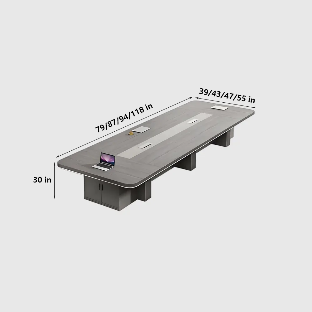 Simple Large Conference Table - Office &amp; Negotiation Table - image 8