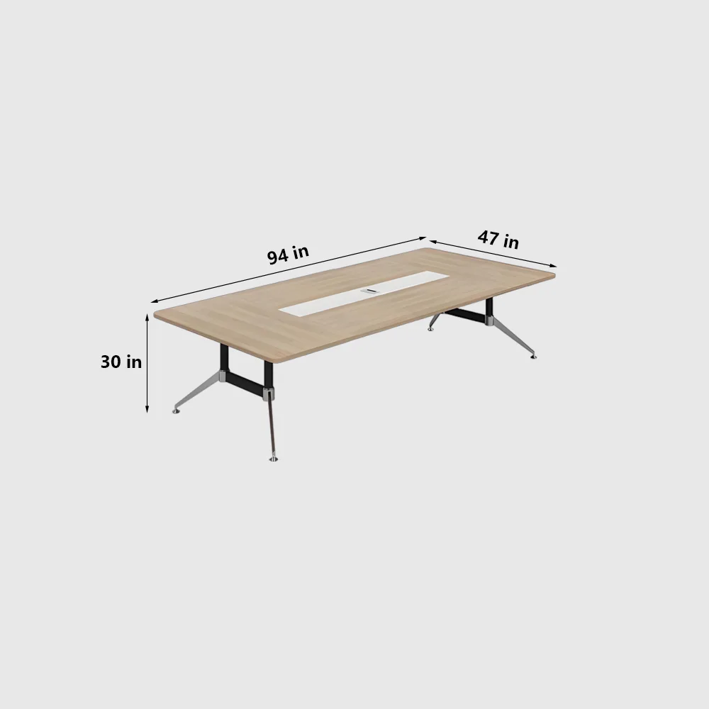 Sleek and Functional Modern Conference Table Set - image 7