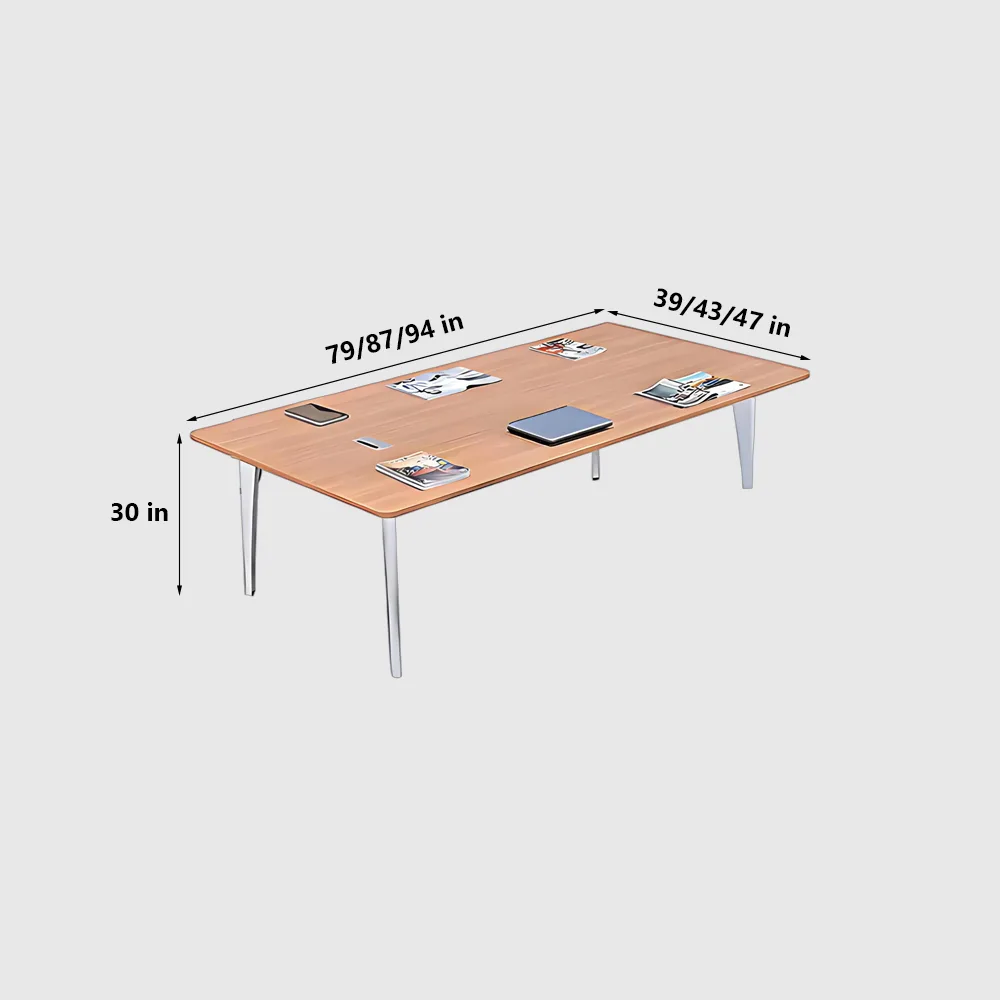 Small Wooden Conference Table - Office Desk - image 8