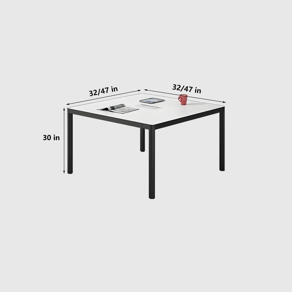 Rectangular Conference Table Wrapped In Aluminum - image 7