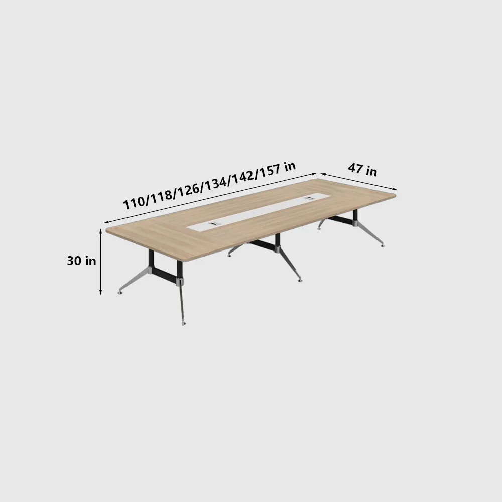 Sleek and Functional Modern Conference Table Set - image 8