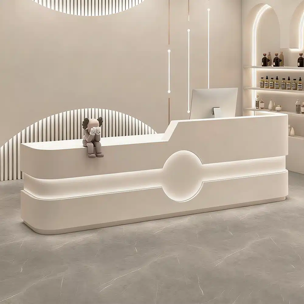 Simple Modern Creative Reception Desk - image 2
