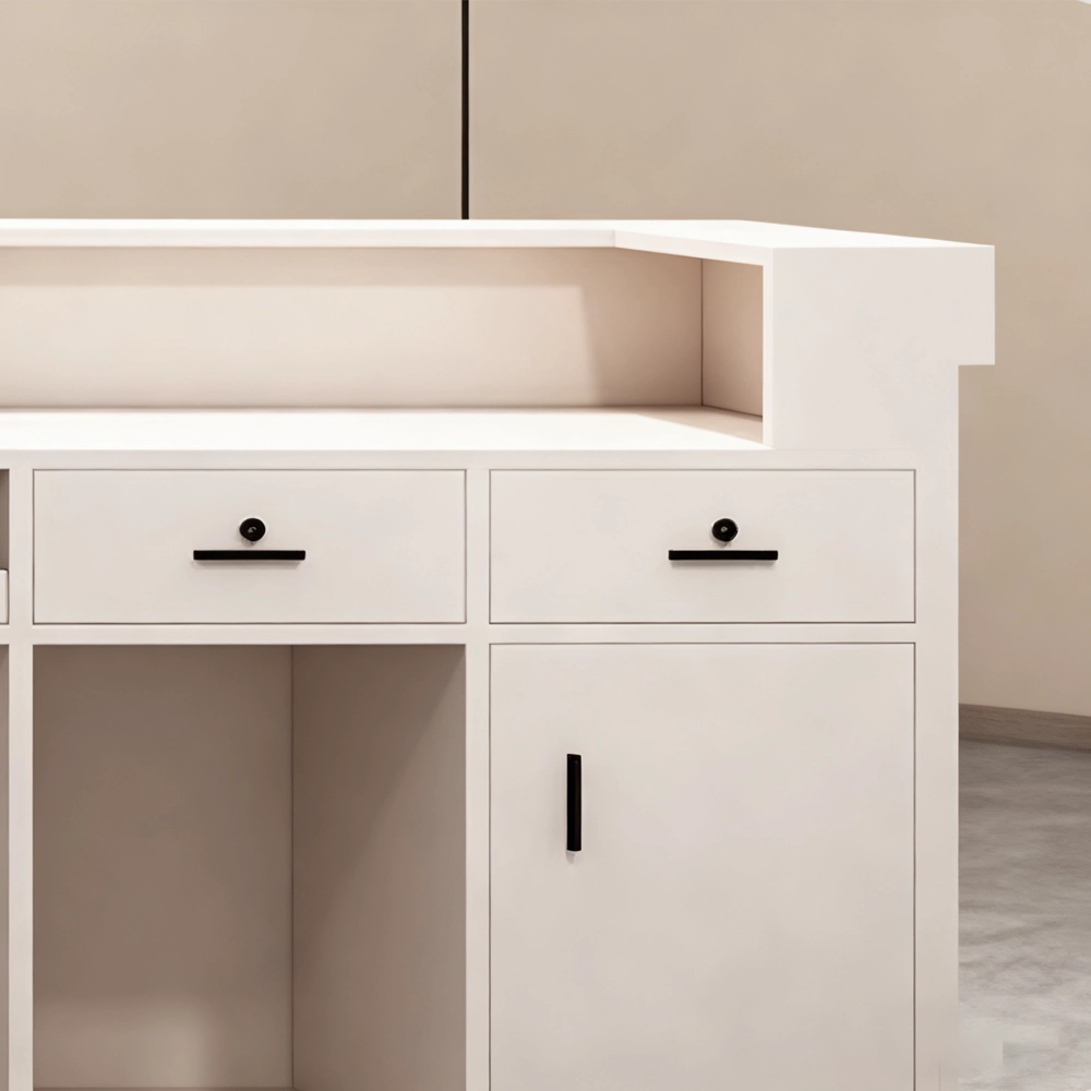 Company Lacquered Reception Desk Counter - image 4