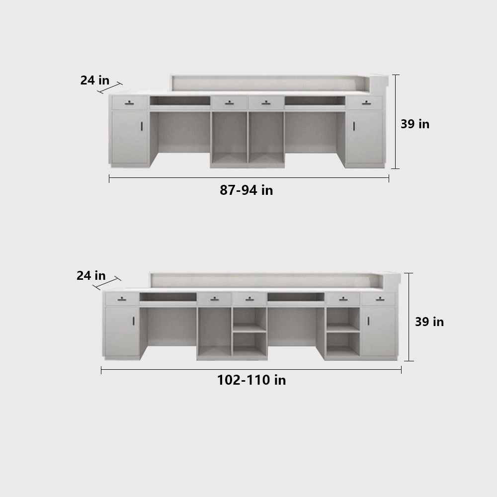 Company Lacquered Reception Desk Counter - image 7