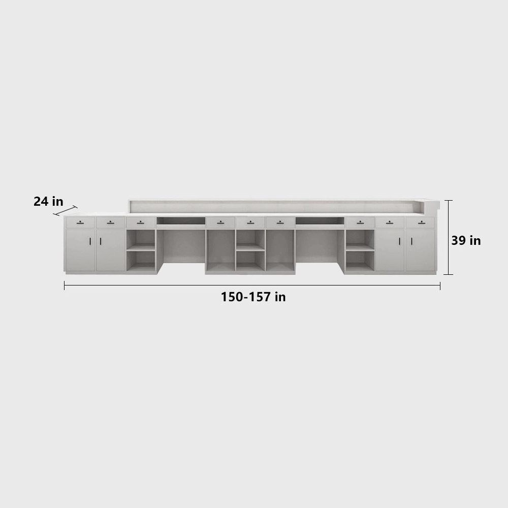 Company Lacquered Reception Desk Counter - image 9