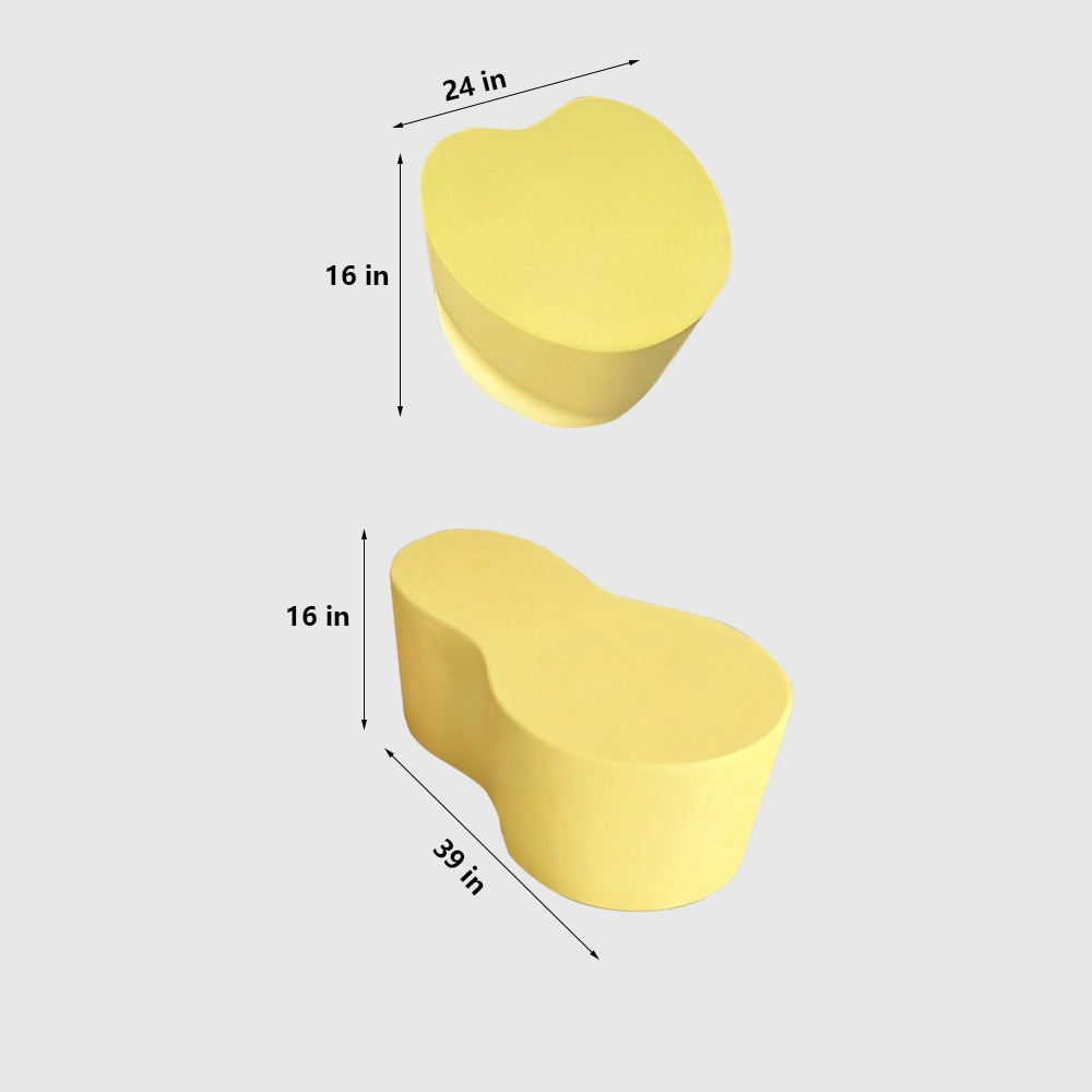 Creative Irregular Shaped Lounge Office Sofa Set - image 14
