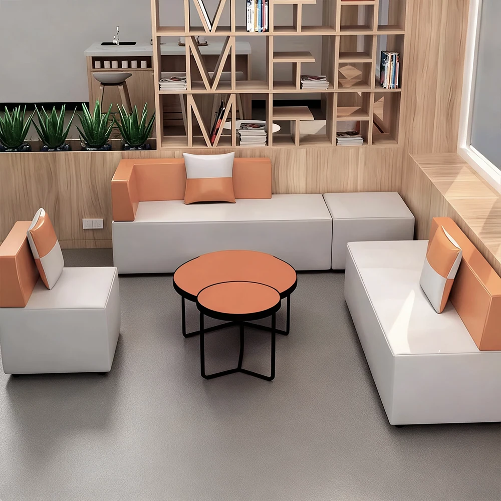 Creative Office Combination Sofa - Genuine Leather - image 13
