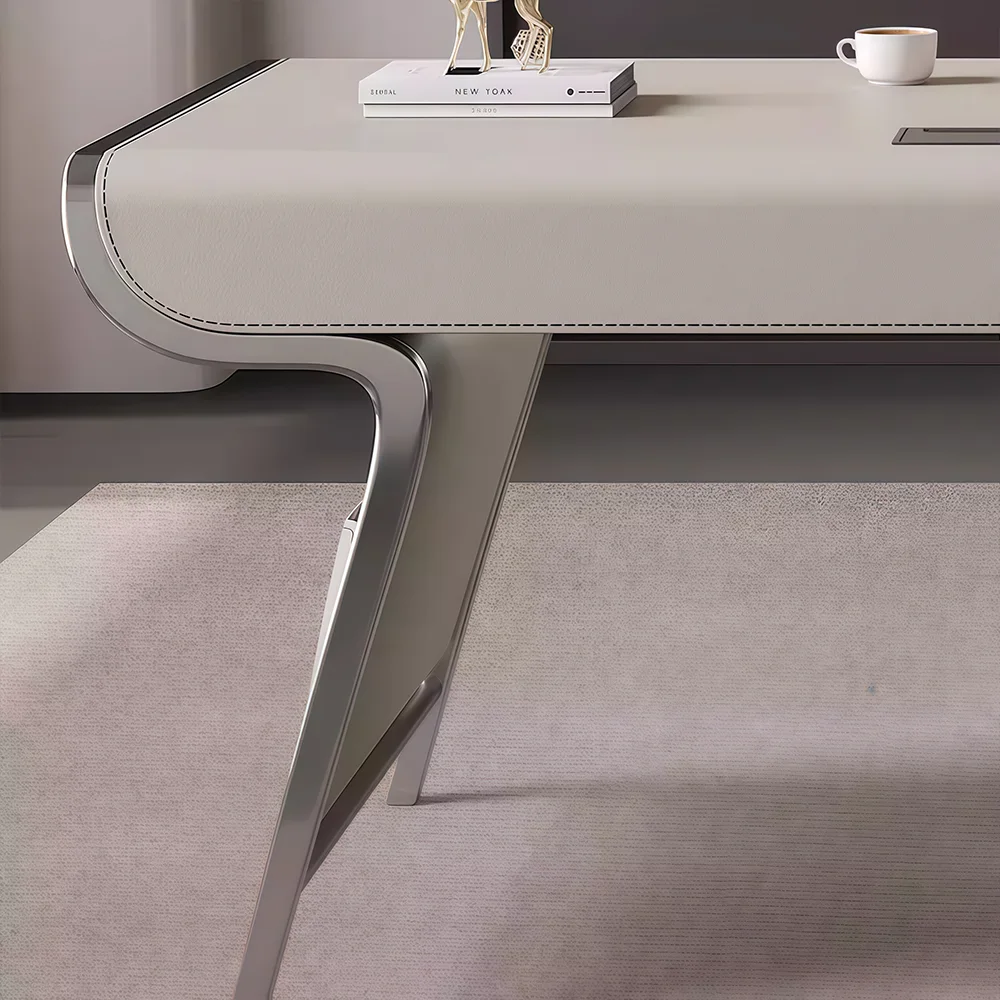 Light Luxury Minimalist Computer Desk - Maoters - image 13