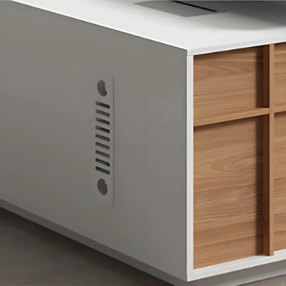 Modern Minimalist Wooden Office Desk - image 15