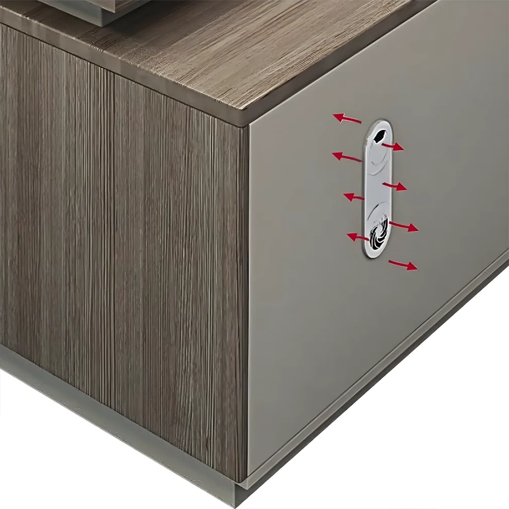Minimalist Arc-Shaped CEO Desk - Maoters - image 11
