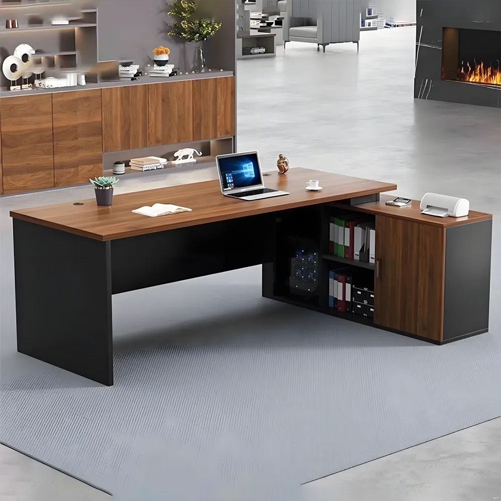 Manager's Office Desk with 5cm Thick Desktop - image 11