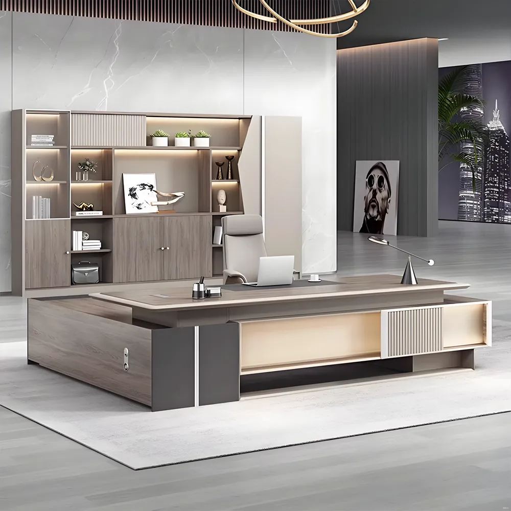 Luxurious Modern Executive Office Desk - image 11