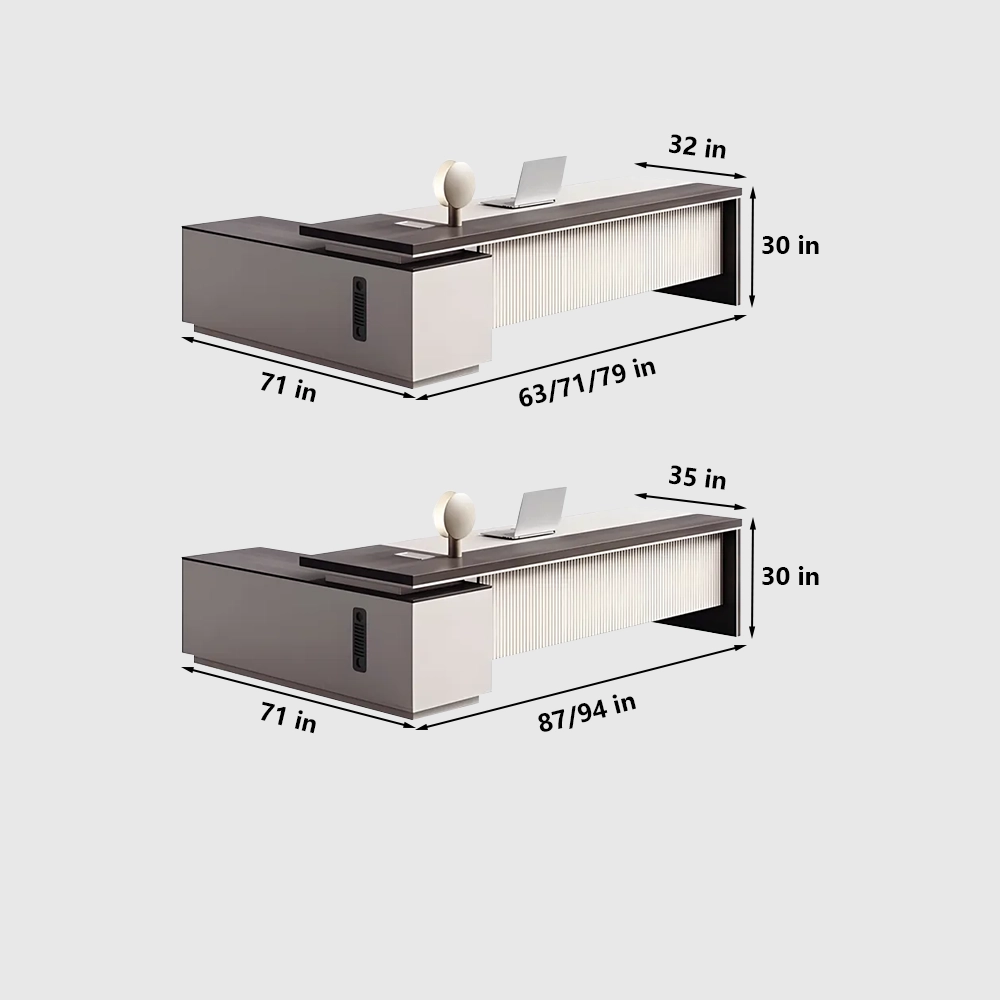 Minimalist Luxe Executive Desk - Maoters - image 16