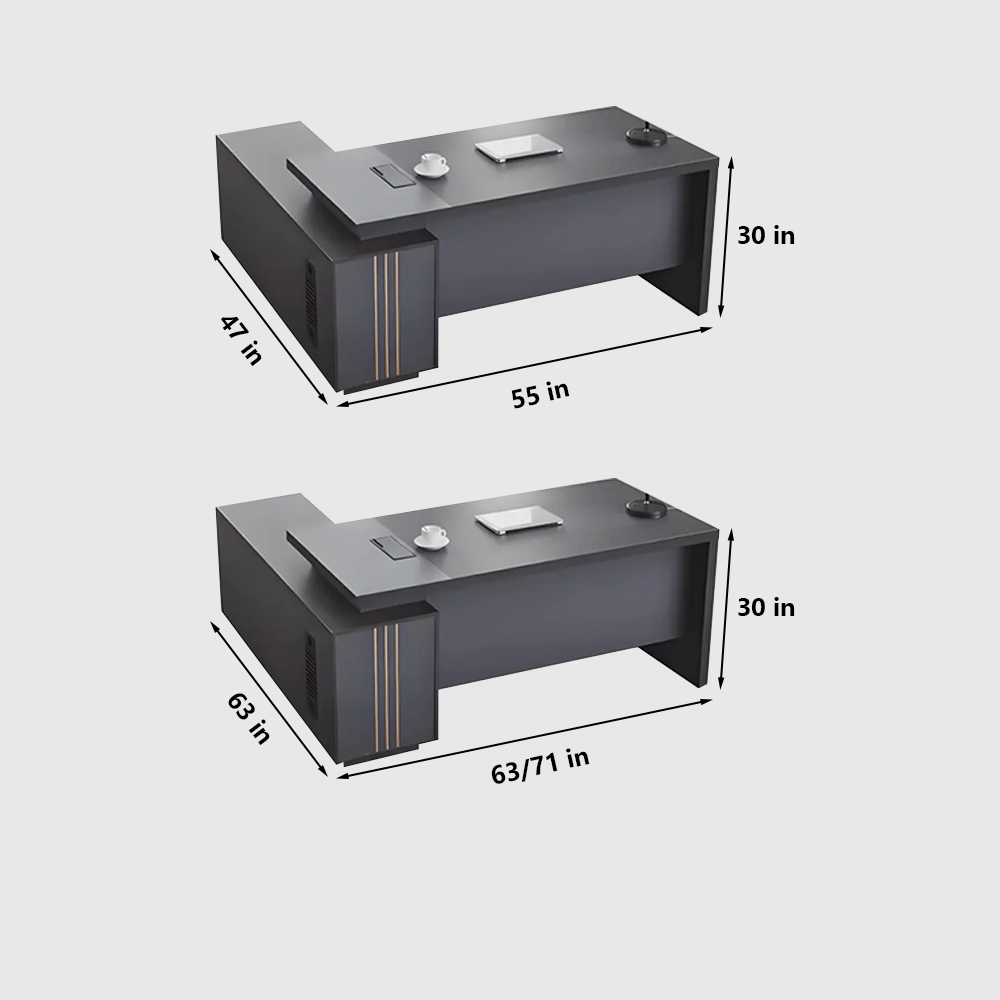 Modern and Minimalist Executive Desk - Maoters - image 16