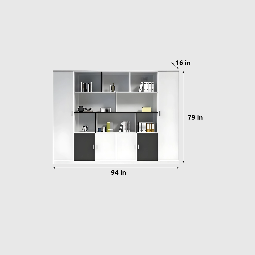 Modern and White Presidential Office Desk - image 17