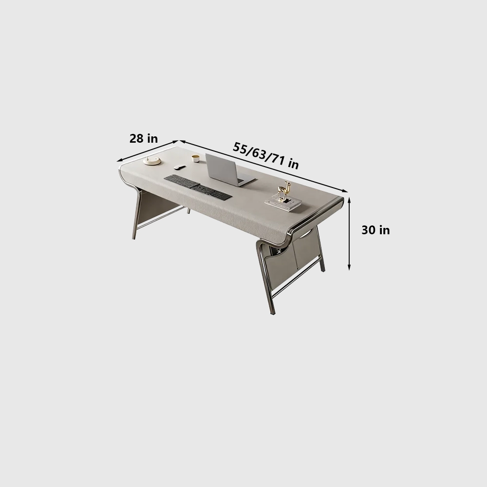 Light Luxury Minimalist Computer Desk - Maoters - image 14