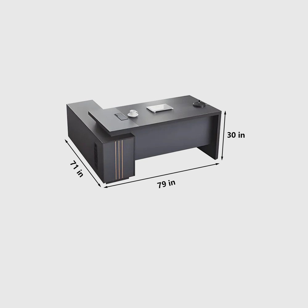 Modern and Minimalist Executive Desk - Maoters - image 17