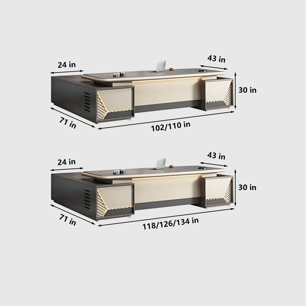 Luxurious Single Executive Desk - Maoters - image 19