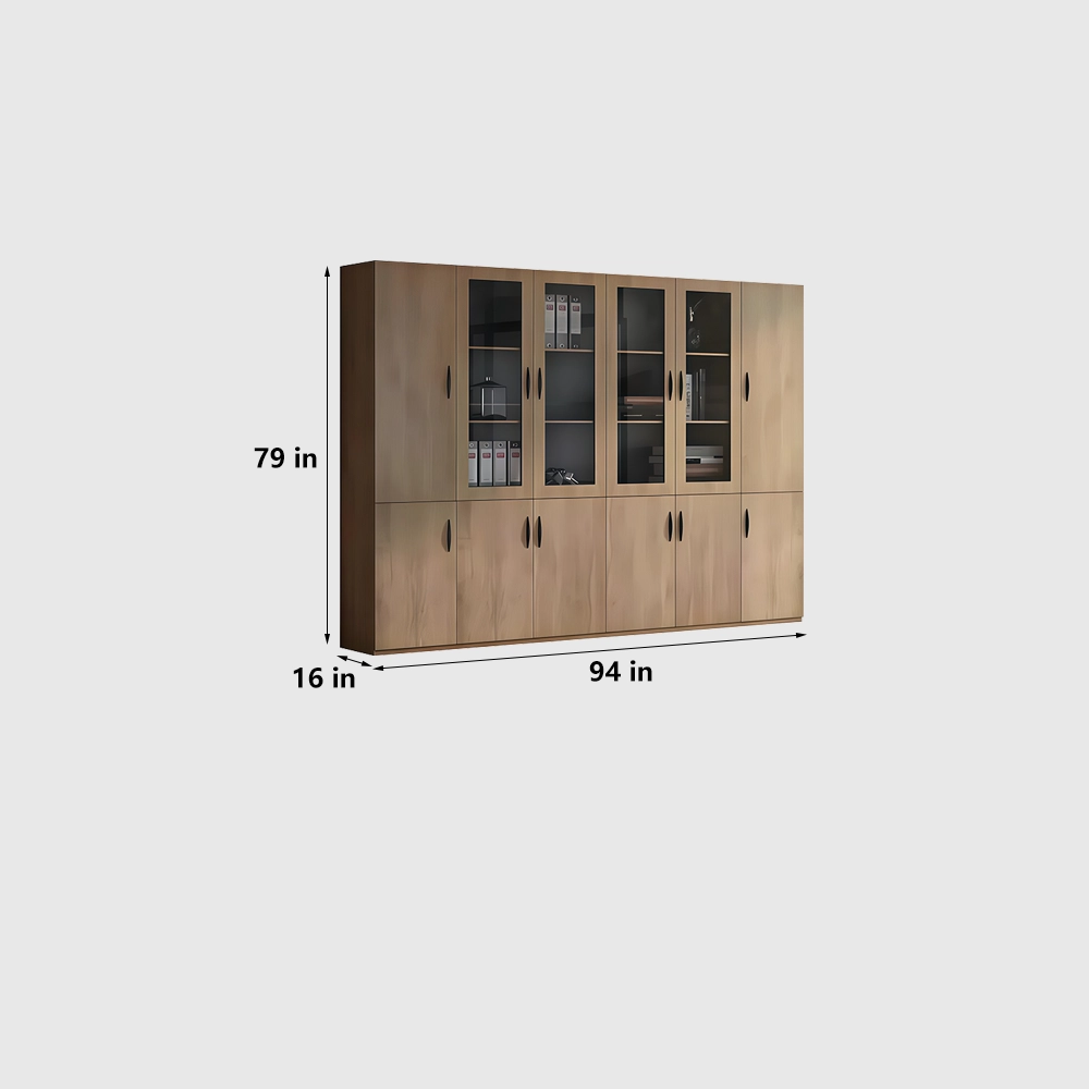 Light luxury minimalist solid wood executive desk - image 20
