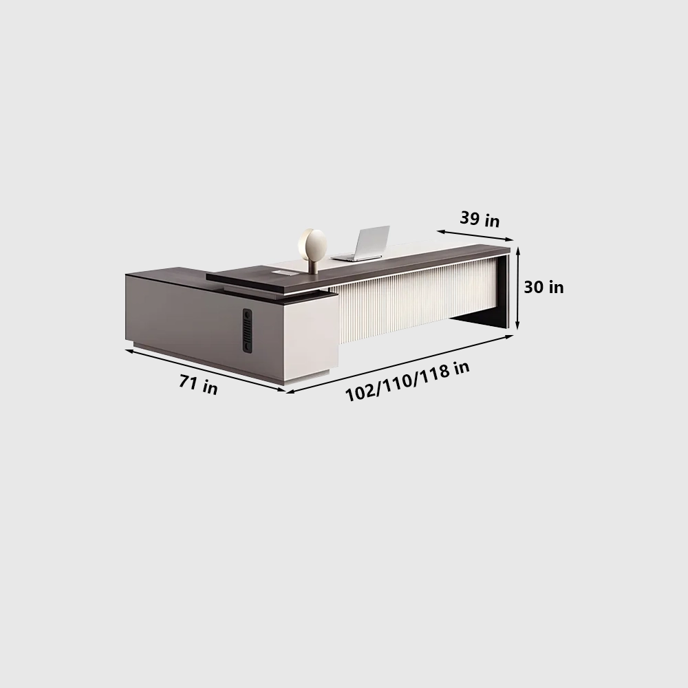 Minimalist Luxe Executive Desk - Maoters - image 17