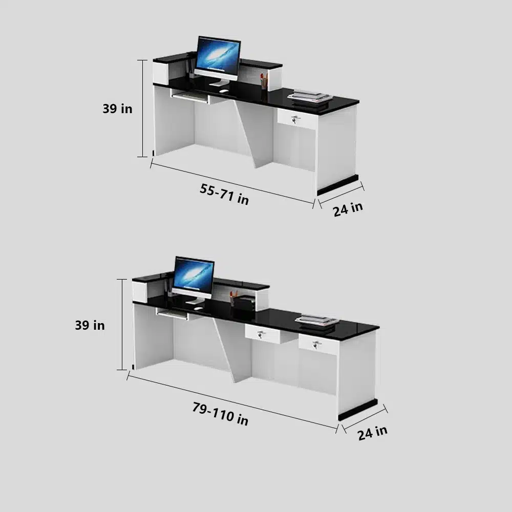 Elegant Company Reception Desk - Maoters - image 3