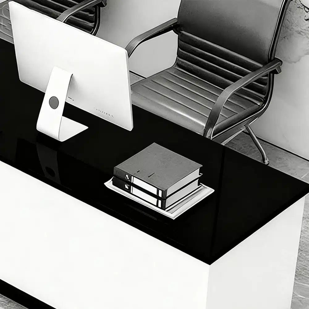 Elegant Company Reception Desk - Maoters - image 2