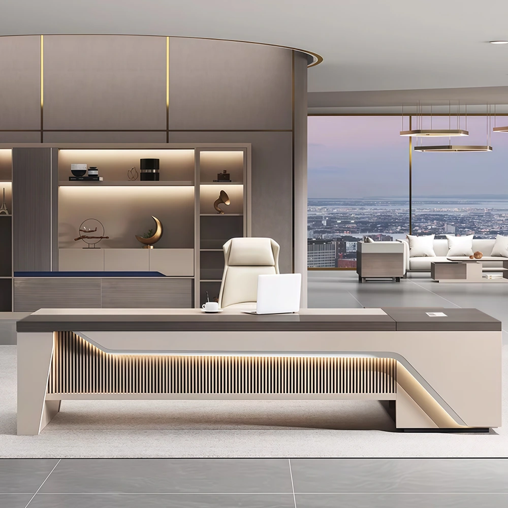 Elegant Luxurious Office Manager Desk - image 18