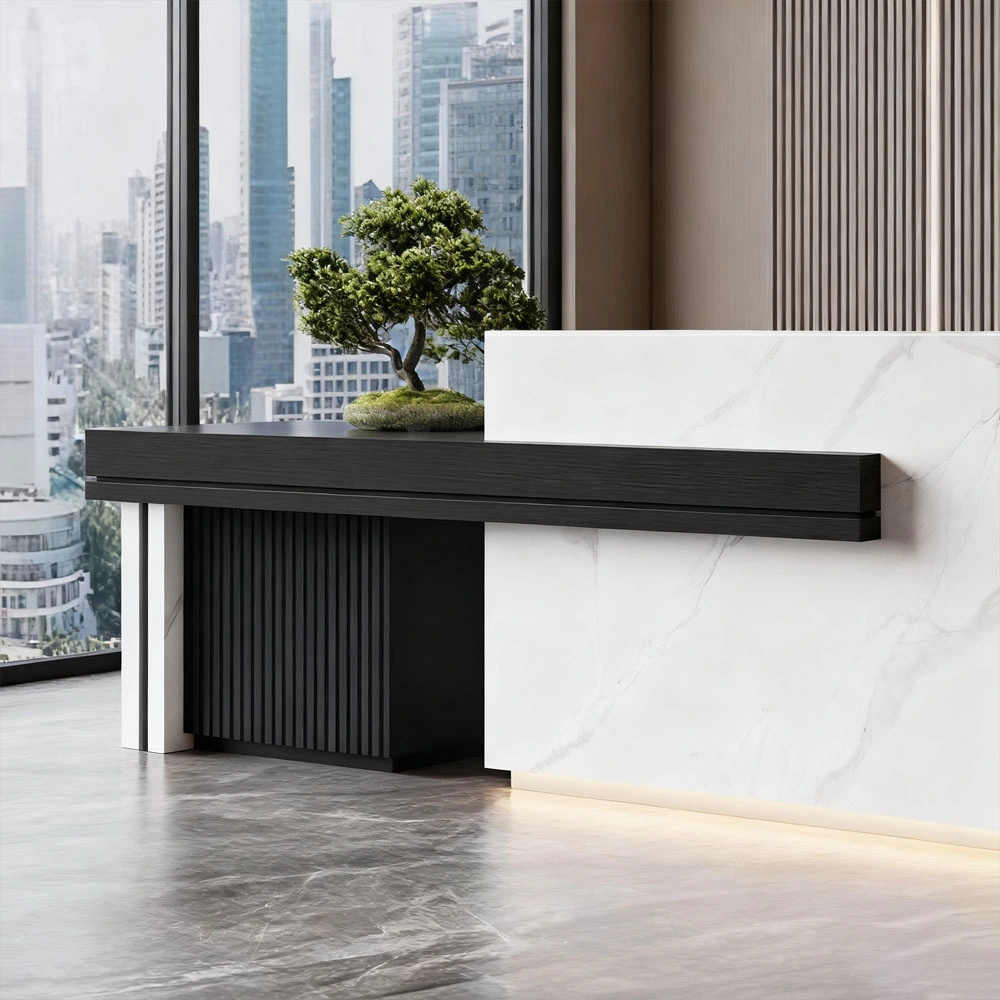Large Storage Space Entrance Reception Desk - Maoters - image 4