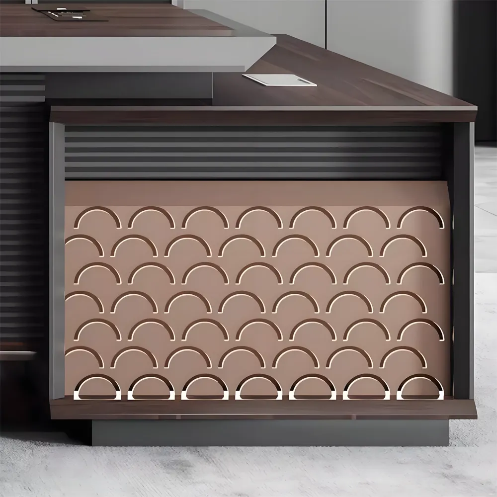 Modern Baking Lacquer Large Desk Chairman Furniture - image 16