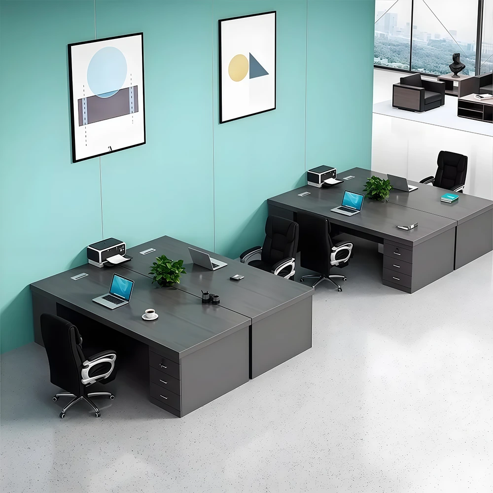 Modern Computer Desk Wood Executive Office Desk - image 12