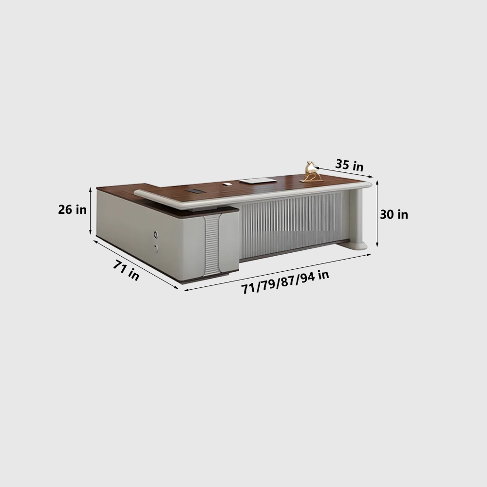 Modern Executive Workstation, Elegant Desk - image 19