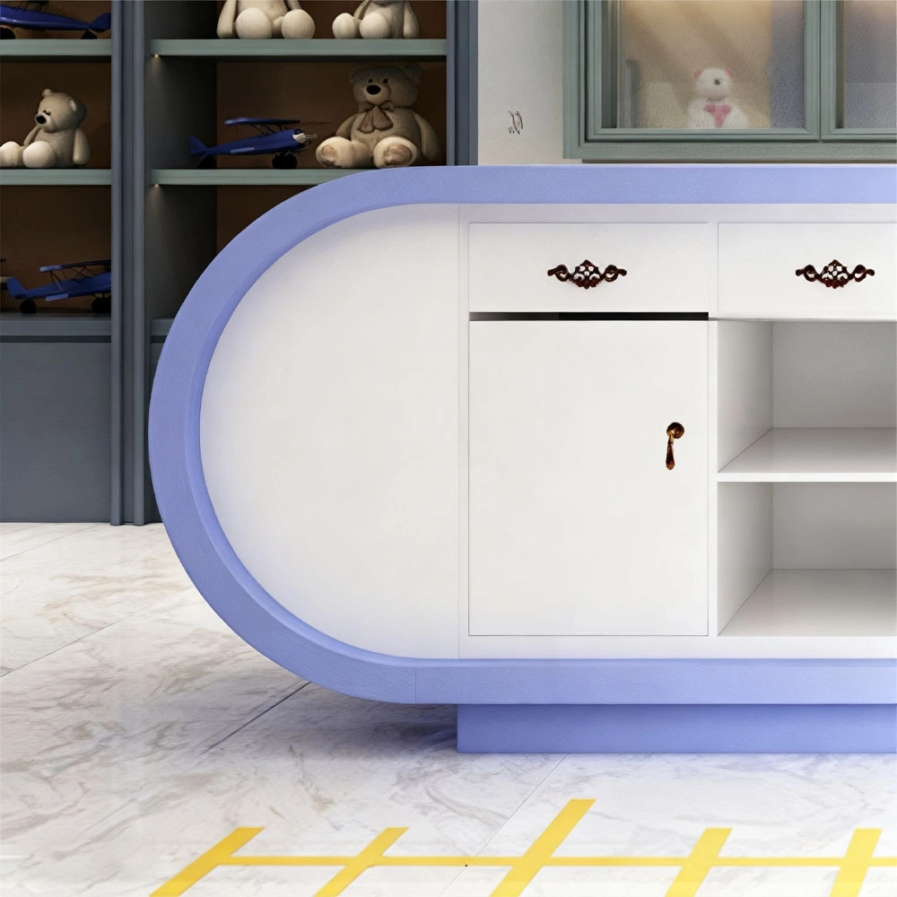 Modern Minimalist Curved Counter - Maoters - image 2