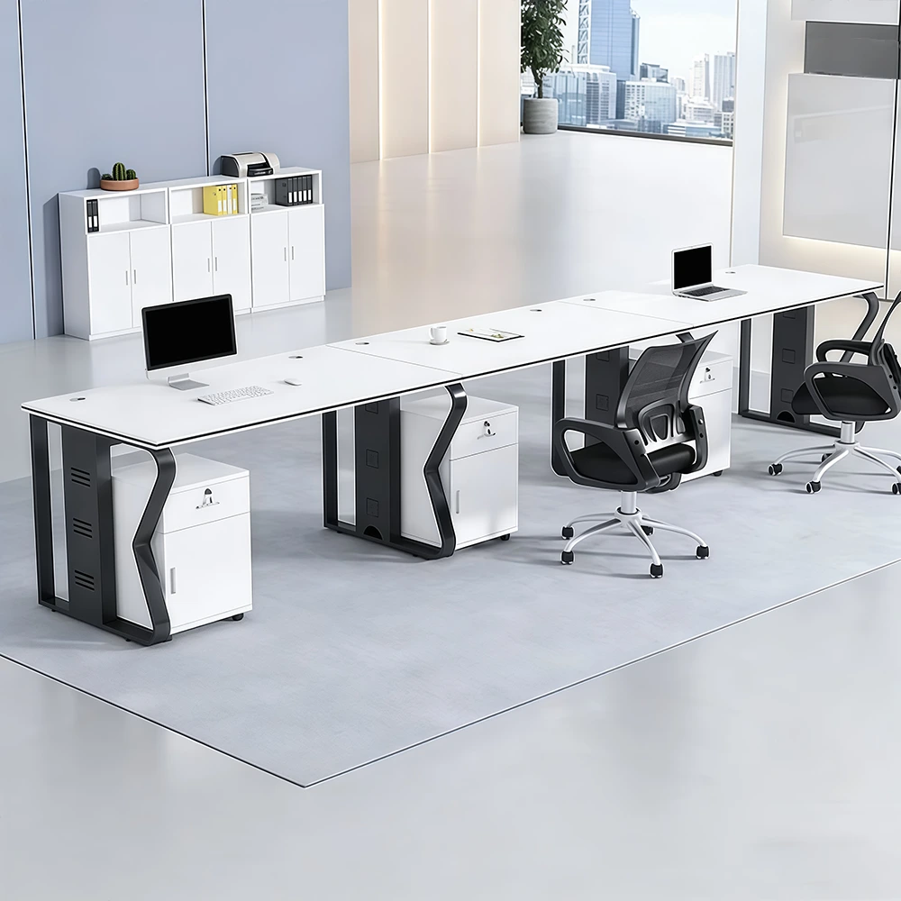 Modern Office Desk - Simple Design with Foot Pad - image 2