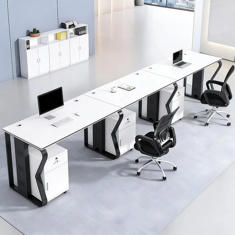 Modern Office Desk - Simple Design with Foot Pad - image 3