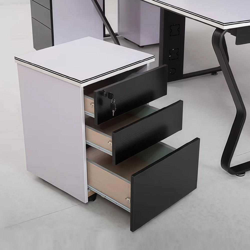 Modern Office Workstation Desk &amp; Chair Combo - image 4