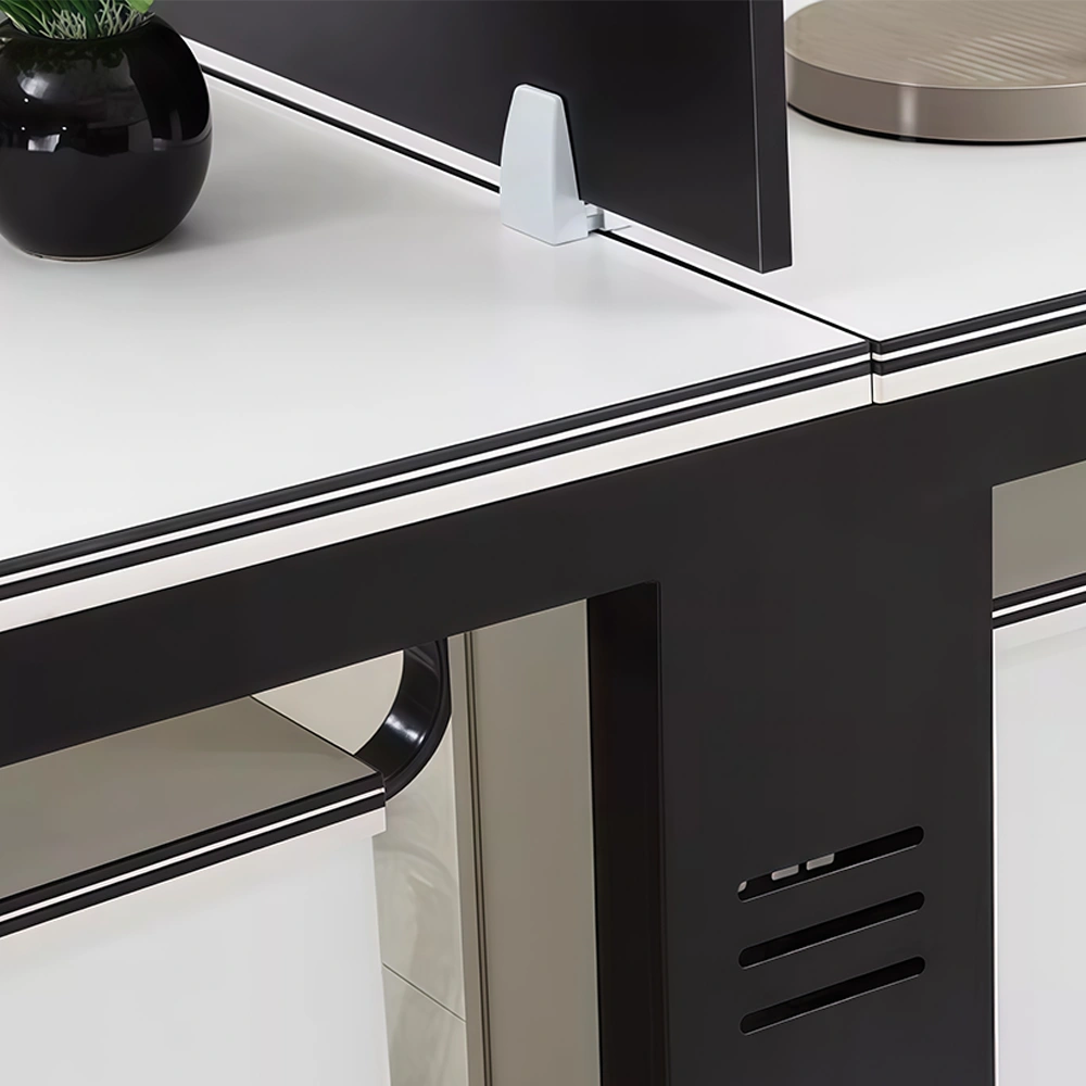 Modern Office Workstation Desk &amp; Chair Combo - image 6