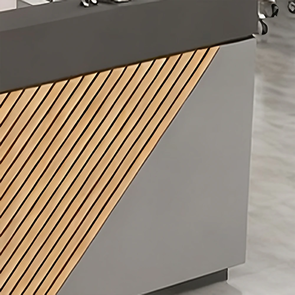 Modern Reception Desk With Cashier Counter - image 4