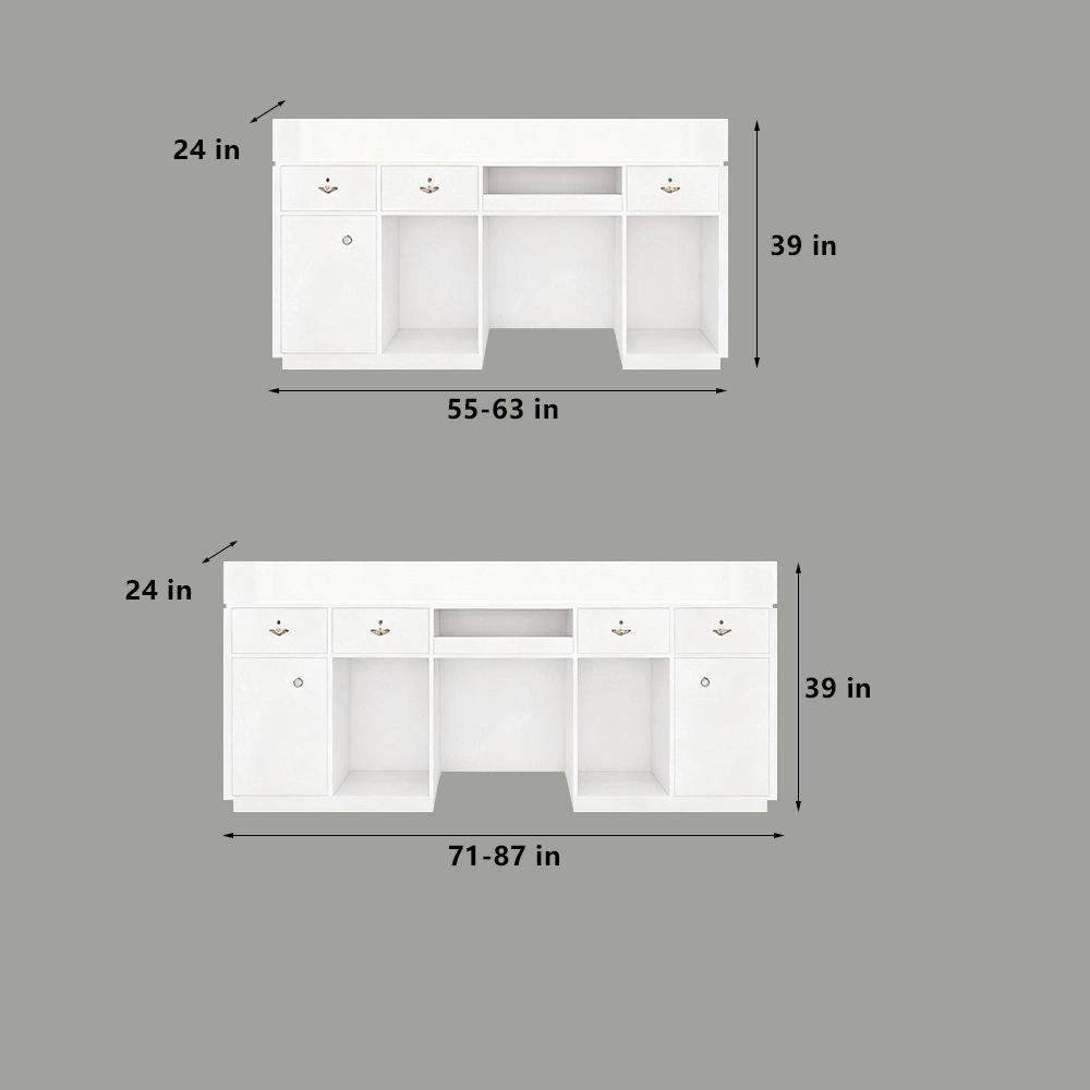 Modern Reception Desk With Cashier Counter - image 7