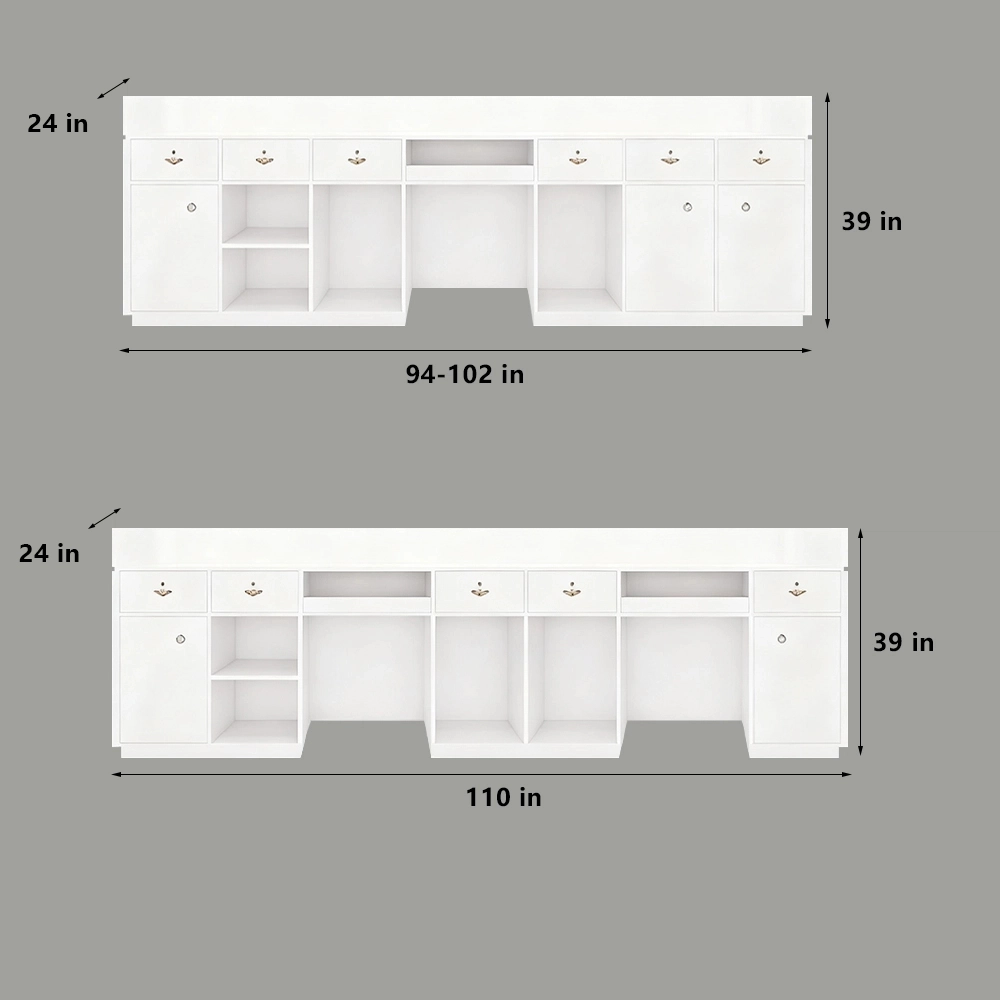 Modern Reception Desk With Cashier Counter - image 8