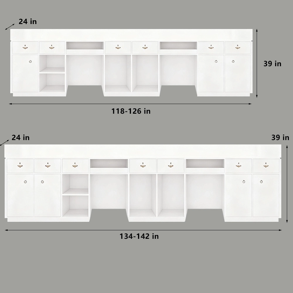 Modern Reception Desk With Cashier Counter - image 9