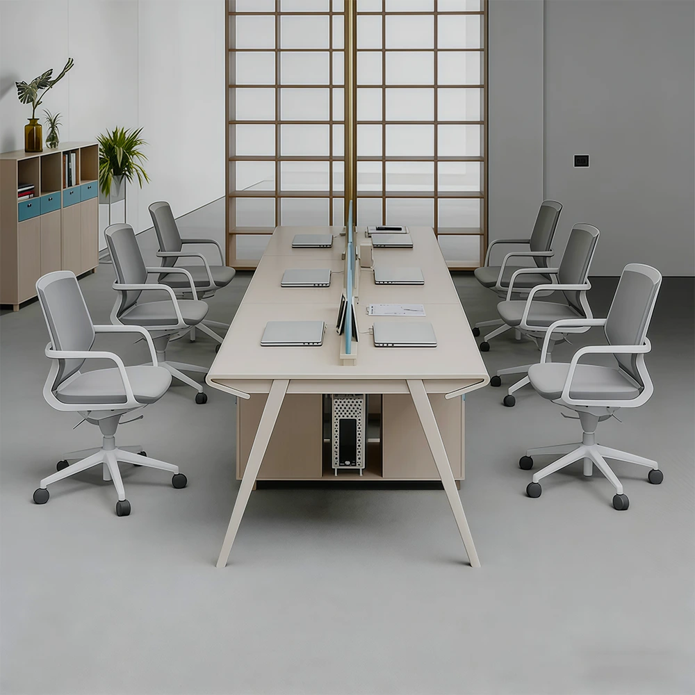 Modern Solid Wood Office Desk &amp; Chair - Maoters - image 2