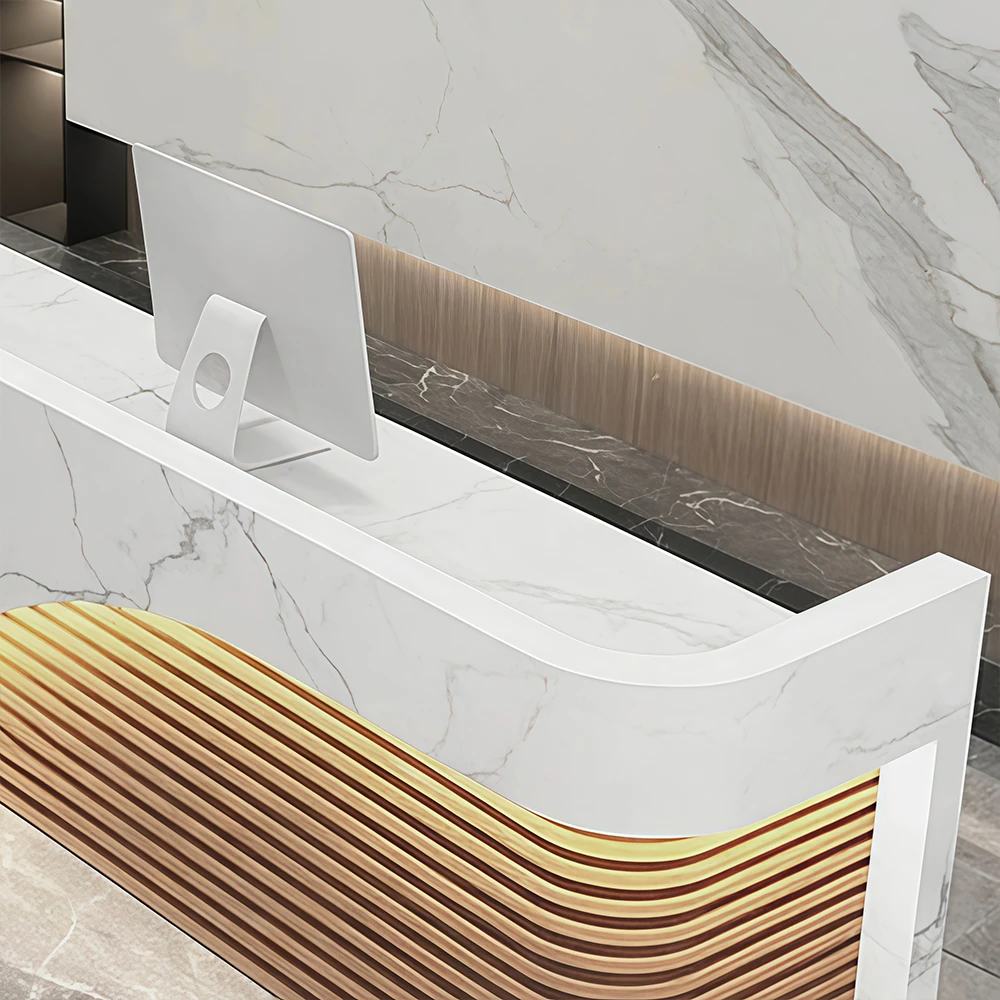 Multifunctional Storage Reception Desk - image 6