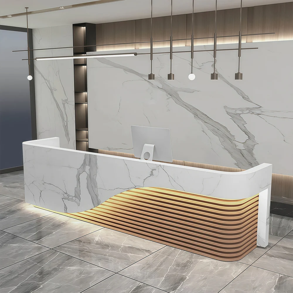 Multifunctional Storage Reception Desk - image 2
