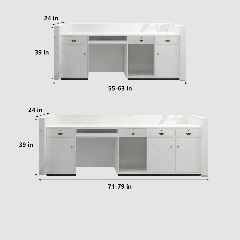 Multifunctional Storage Reception Desk - image 7