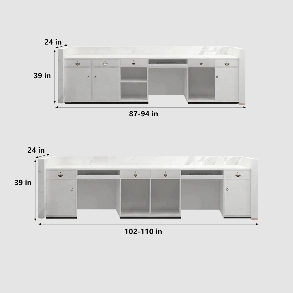 Multifunctional Storage Reception Desk - image 8