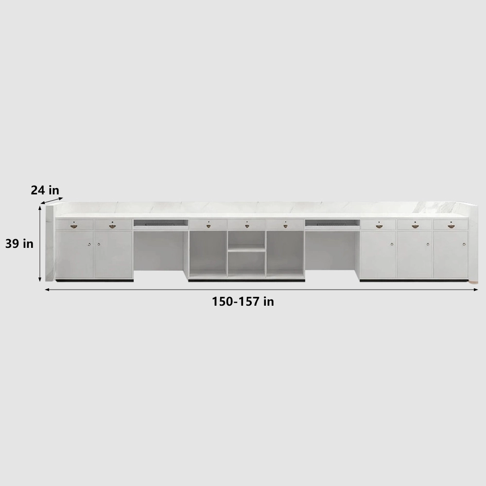 Multifunctional Storage Reception Desk - image 10